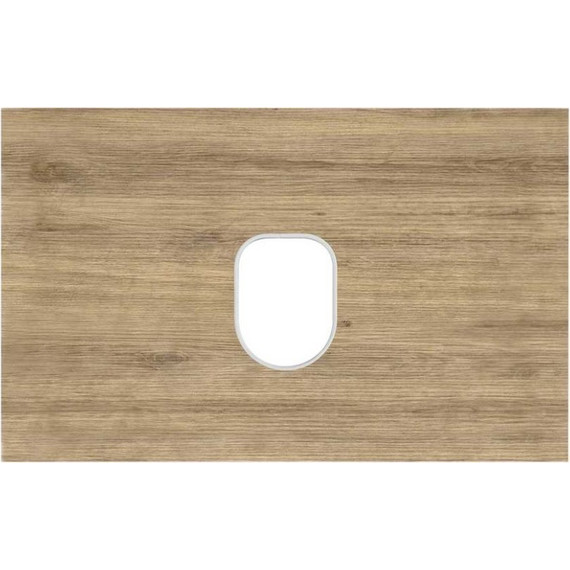 Тумба подвесная со столешницей Акватон Либерти 75 см 1A279501LYC70, дуб эльвезия фото 6