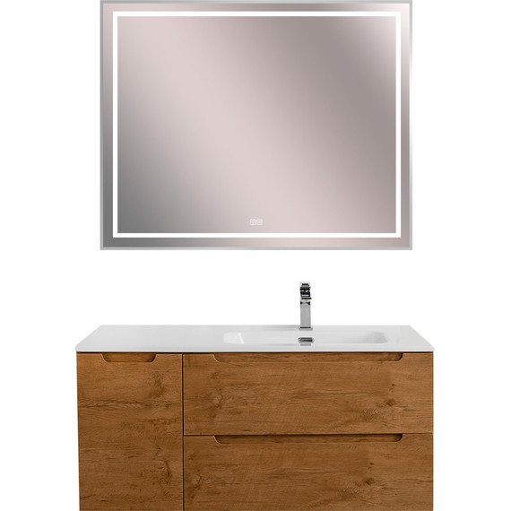 Тумба подвесная с раковиной BelBagno ETNA-1000-2C-1A-SO-RN-R 100 см (раковина BB1000ETL-R) Rovere Nature, Цвет фасада: Rovere Nature - 11 Тумба подвесная с раковиной BelBagno ETNA-1000-2C-1A-SO-RN-R 100 см (раковина BB1000ETL-R) Rovere Nature, Цвет фасада: Rovere Nature фото 11