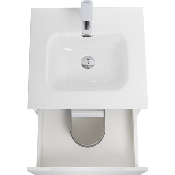 Тумба подвесная с раковиной BelBagno ETNA-500-2C-SO-BL 50 см (раковина BB500ETL) Bianco Lucido, Цвет фасада: Bianco Lucido - 4 Тумба подвесная с раковиной BelBagno ETNA-500-2C-SO-BL 50 см (раковина BB500ETL) Bianco Lucido, Цвет фасада: Bianco Lucido фото 4