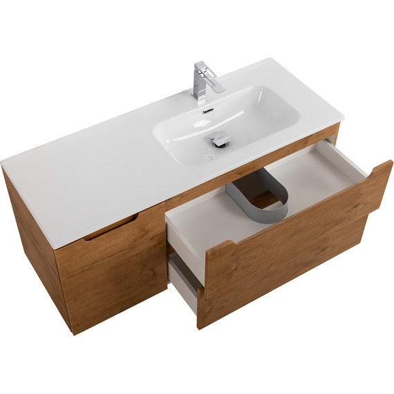 Тумба подвесная с раковиной BelBagno ETNA-1000-2C-1A-SO-RN-R 100 см (раковина BB1000ETL-R) Rovere Nature, Цвет фасада: Rovere Nature - 5 Тумба подвесная с раковиной BelBagno ETNA-1000-2C-1A-SO-RN-R 100 см (раковина BB1000ETL-R) Rovere Nature, Цвет фасада: Rovere Nature фото 5