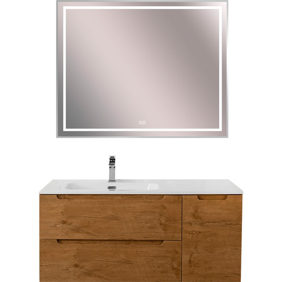 Тумба подвесная с раковиной BelBagno ETNA-1000-2C-1A-SO-RN-L 100 см (раковина BB1000ETL-L) Rovere Nature, Цвет фасада: Rovere Nature - 11 Тумба подвесная с раковиной BelBagno ETNA-1000-2C-1A-SO-RN-L 100 см (раковина BB1000ETL-L) Rovere Nature, Цвет фасада: Rovere Nature фото 11