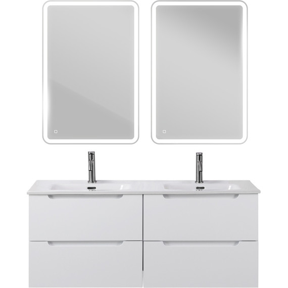 Тумба подвесная с раковиной BelBagno ETNA-1200-4C-SO-2-BL 120 см (раковина BB1200-2-ETL) Bianco Lucido, Цвет фасада: Bianco Lucido - 12 Тумба подвесная с раковиной BelBagno ETNA-1200-4C-SO-2-BL 120 см (раковина BB1200-2-ETL) Bianco Lucido, Цвет фасада: Bianco Lucido фото 12