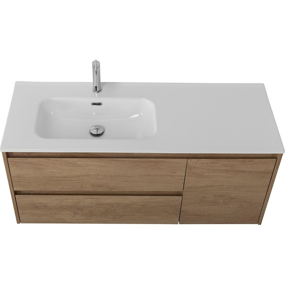 Тумба подвесная с раковиной BelBagno KRAFT-1200-2C-1A-SO-RNN-L 120 см, Rovere Nebrasca Nature - 6 Тумба подвесная с раковиной BelBagno KRAFT-1200-2C-1A-SO-RNN-L 120 см, Rovere Nebrasca Nature фото 6