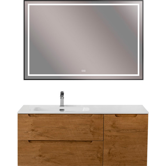 Тумба подвесная с раковиной BelBagno ETNA-1200-2C-1A-SO-RN-L 120 см (раковина BB1200ETL-L) Rovere Nature, Цвет фасада: Rovere Nature - 11 Тумба подвесная с раковиной BelBagno ETNA-1200-2C-1A-SO-RN-L 120 см (раковина BB1200ETL-L) Rovere Nature, Цвет фасада: Rovere Nature фото 11