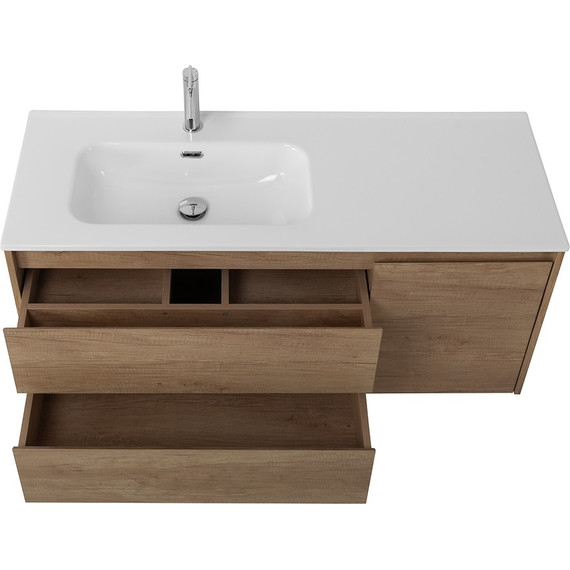 Тумба подвесная с раковиной BelBagno KRAFT-1200-2C-1A-SO-RNN-L 120 см, Rovere Nebrasca Nature - 11 Тумба подвесная с раковиной BelBagno KRAFT-1200-2C-1A-SO-RNN-L 120 см, Rovere Nebrasca Nature фото 11