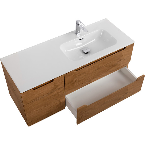 Тумба подвесная с раковиной BelBagno ETNA-1000-2C-1A-SO-RN-R 100 см (раковина BB1000ETL-R) Rovere Nature, Цвет фасада: Rovere Nature - 3 Тумба подвесная с раковиной BelBagno ETNA-1000-2C-1A-SO-RN-R 100 см (раковина BB1000ETL-R) Rovere Nature, Цвет фасада: Rovere Nature фото 3