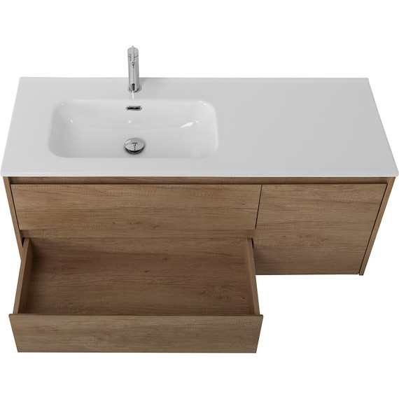 Тумба подвесная с раковиной BelBagno KRAFT-1200-2C-1A-SO-RNN-L 120 см, Rovere Nebrasca Nature - 13 Тумба подвесная с раковиной BelBagno KRAFT-1200-2C-1A-SO-RNN-L 120 см, Rovere Nebrasca Nature фото 13