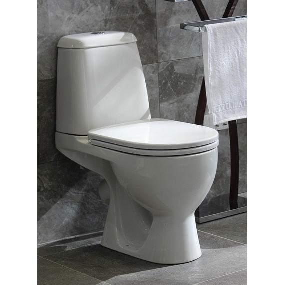 Унитаз-компакт Sanita Luxe MAX MAXSLCC01040513 с крышкой микролифт фото 