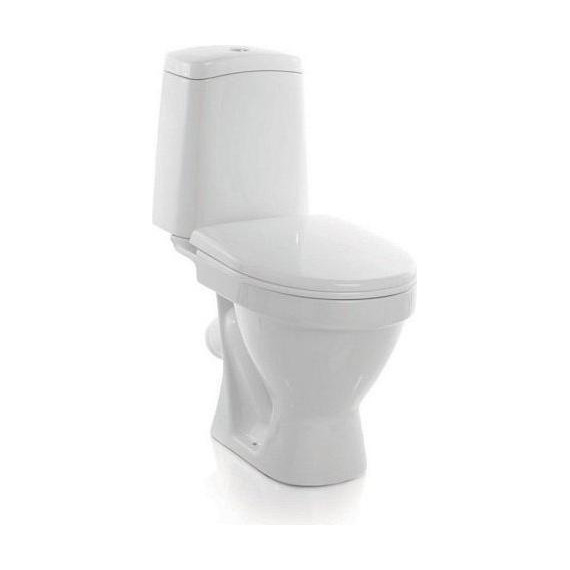 Унитаз напольный Sanita Лада комфорт WC.CC/Lada/2-DM/WHT.G/S1 с крышкой микролифт фото 