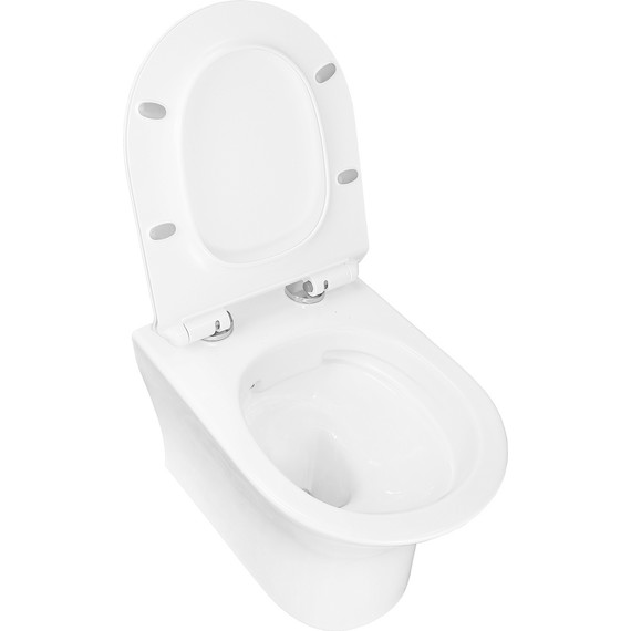 Инсталляция с подвесным унитазом комплект: Loranto 4501 с подвесным унитазом Azario Round AZ-2617E сиденье микролифт фото 7