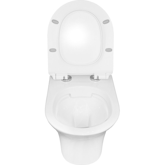 Инсталляция с подвесным унитазом комплект: Loranto 4501 с подвесным унитазом Azario Round AZ-2617E сиденье микролифт фото 8