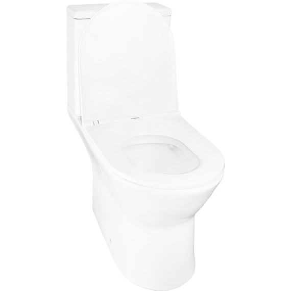 Унитаз-компакт безободковый Azario Dante AZ-93589 с крышкой микролифт - 4 Унитаз-компакт безободковый Azario Dante AZ-93589 с крышкой микролифт фото 4