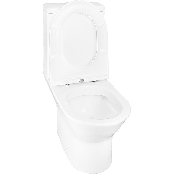 Унитаз-компакт безободковый Azario Dante AZ-93589 с крышкой микролифт - 5 Унитаз-компакт безободковый Azario Dante AZ-93589 с крышкой микролифт фото 5