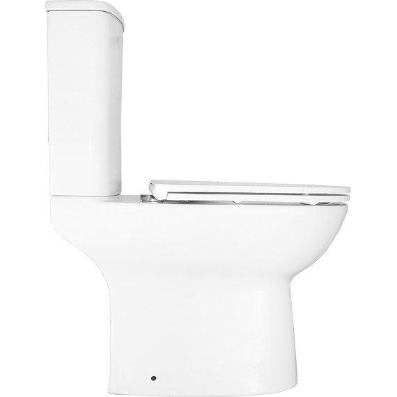 Унитаз-компакт безободковый Azario Kano 93590 с крышкой микролифт фото 13