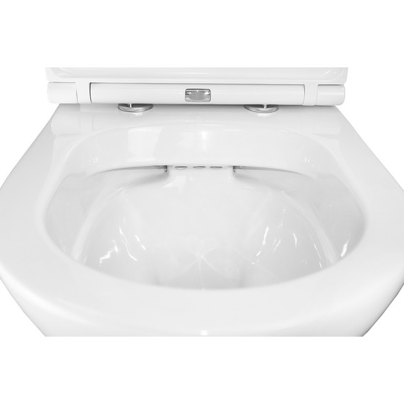 Унитаз-компакт безободковый Azario Kano 93590 с крышкой микролифт фото 7