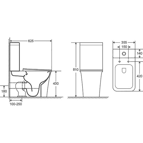 Унитаз-компакт безободковый Azario Velise AZ-1222A с крышкой микролифт фото 13