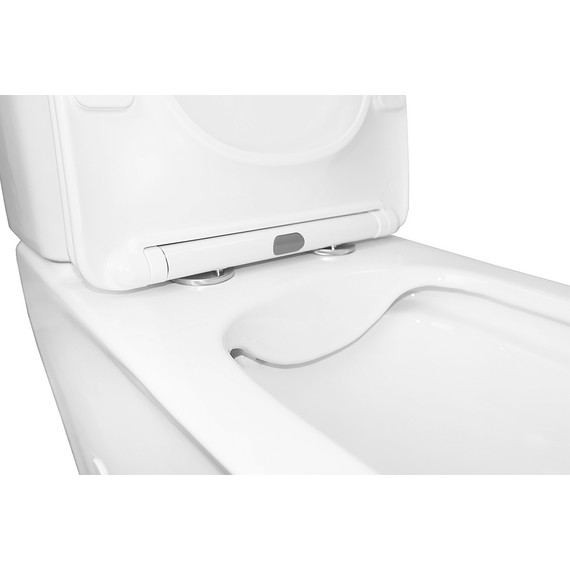 Унитаз-компакт безободковый Azario Velise AZ-1222A с крышкой микролифт фото 6
