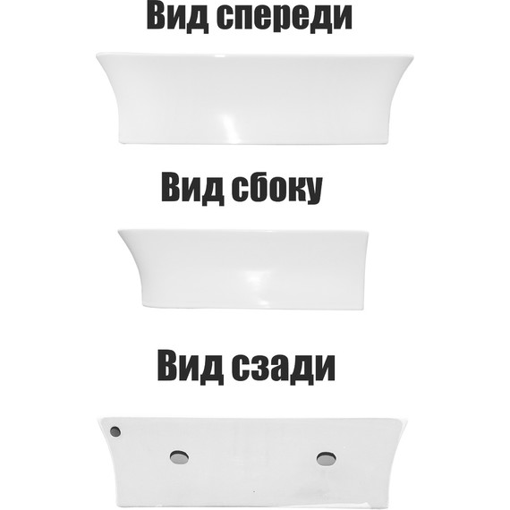 Раковина подвесная Azario 48 см AZ-2258 фото 4