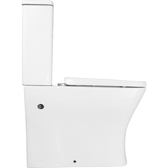 Унитаз-компакт безободковый Azario Blaise AZ-55-1 с крышкой микролифт фото 13