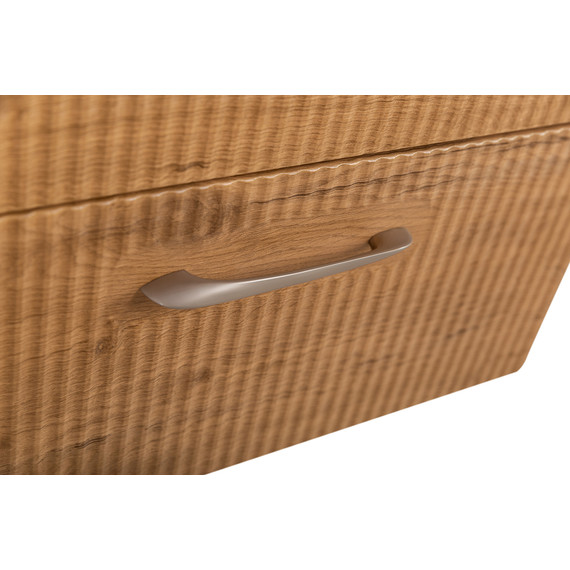 Тумба подвесная с раковиной BelBagno DUE-500-2C-SO-RN-P 50 см (2 ручки сатин) Rovere Nature, Цвет фасада: Rovere Nature фото 8