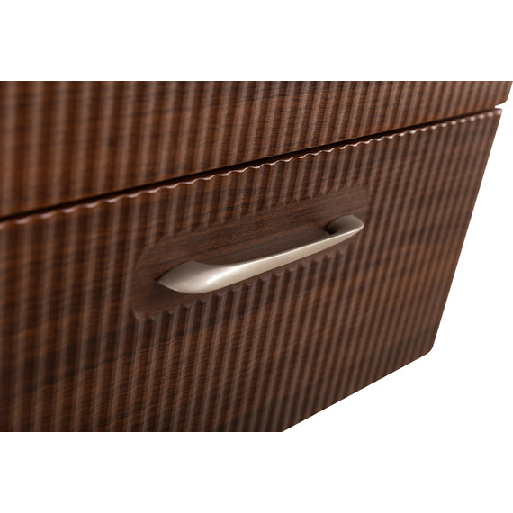 Тумба подвесная с раковиной BelBagno DUE-600-2C-SO-NOCE-P 60 см (2 ручки сатин) Noce, Цвет фасада: Noce фото 9