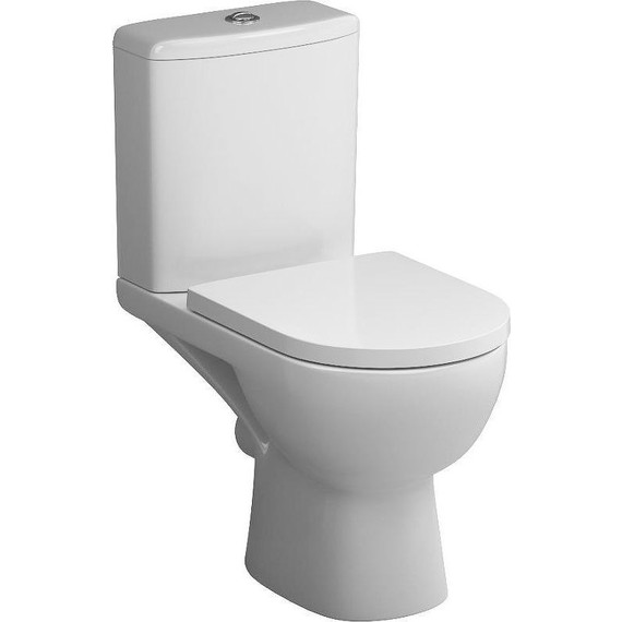 Унитаз-компакт безободковый Am.Pm Sunny FlashClean C85C8600SC с крышкой микролифт фото 