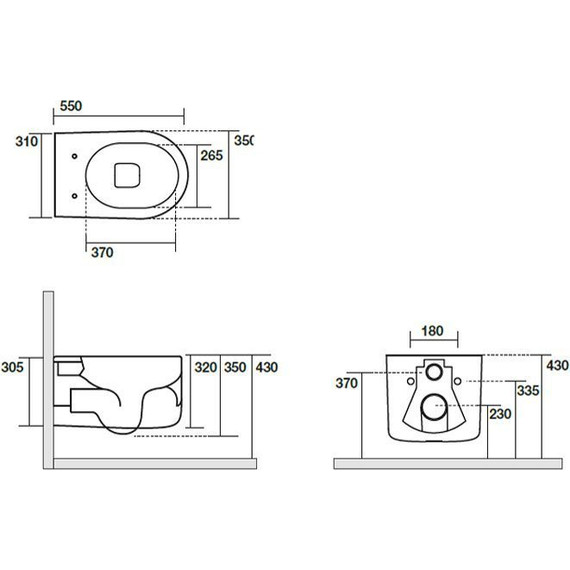 Унитаз подвесной безободковый Kerasan Nolita 531501 (система смыва Торнадо) белый глянцевый фото 2