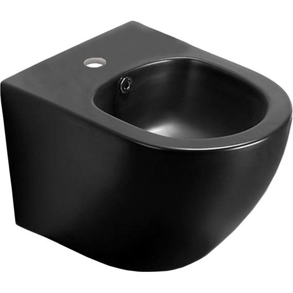 Инсталляция с подвесным биде Azario Grado AZ-8040-1001/F-0053-0025+AZ-0046-BN SP, чёрный матовый фото 5