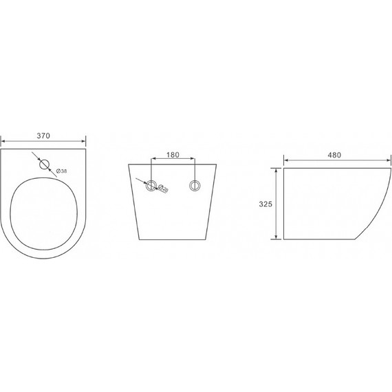 Инсталляция с подвесным биде Azario Grado AZ-8040-1001/F-0053-0025+AZ-0046-BN SP, чёрный матовый фото 8