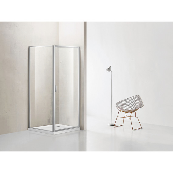 Душевое ограждение Azario Richmond 80х80 см AZ-NAG1221 800, хром/прозрачное фото 2