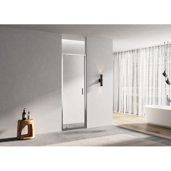 Душевая дверь Azario Milton 80 см AZ-NAO6211 800, хром/прозрачное - 2 Душевая дверь Azario Milton 80 см AZ-NAO6211 800, хром/прозрачное фото 2