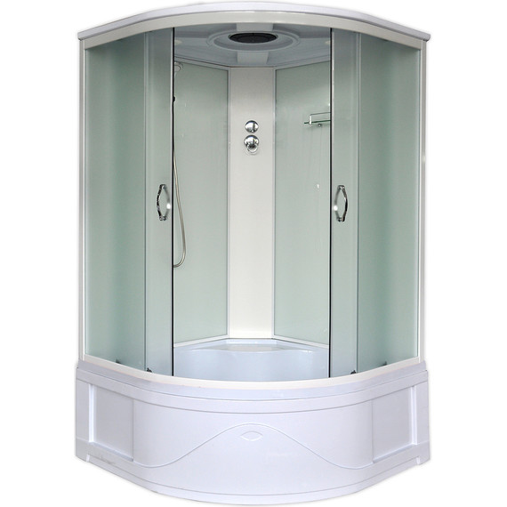 Душевая кабина Loranto 120х120 см CS-1200ТМ/F, хром/матовое фото 