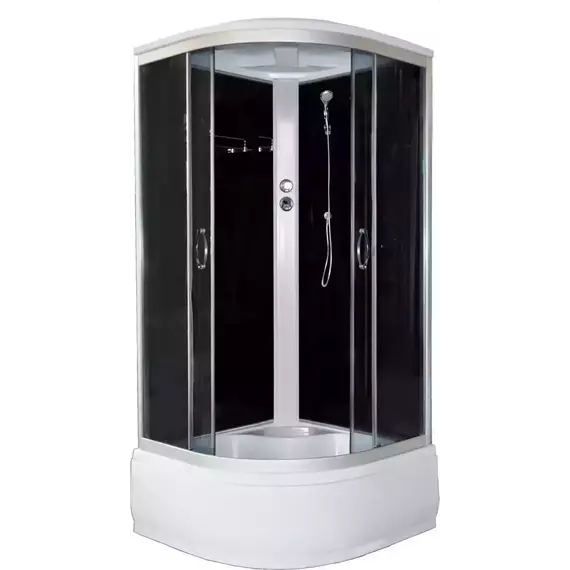 Душевая кабина Loranto 120х120 см CS-1200ТМ/G, хром/матовое фото 