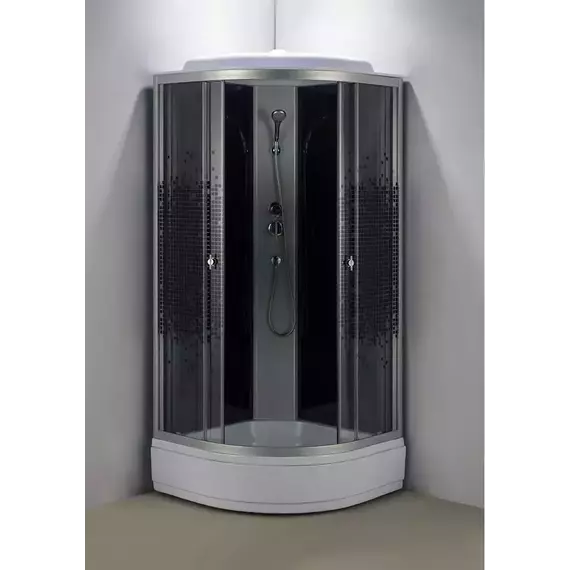 Душевая кабина Loranto 80х80 см CS-800-13ТМ/М, хром/мозаика - 2 Душевая кабина Loranto 80х80 см CS-800-13ТМ/М, хром/мозаика фото 2