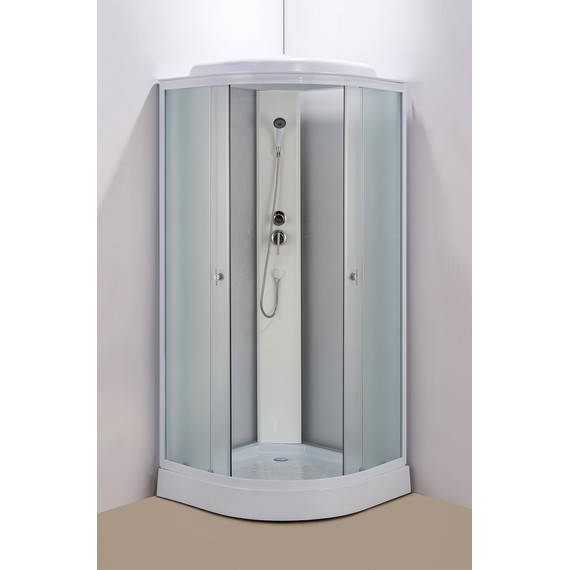 Душевая кабина Loranto 900х900 см CS-981ТМ/W, белый/матовое - 2 Душевая кабина Loranto 900х900 см CS-981ТМ/W, белый/матовое фото 2