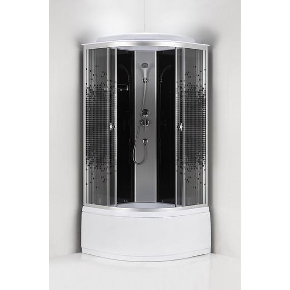 Душевая кабина Loranto 90х90 см CS-986ТМ/G, хром/мозаика - 3 Душевая кабина Loranto 90х90 см CS-986ТМ/G, хром/мозаика фото 3