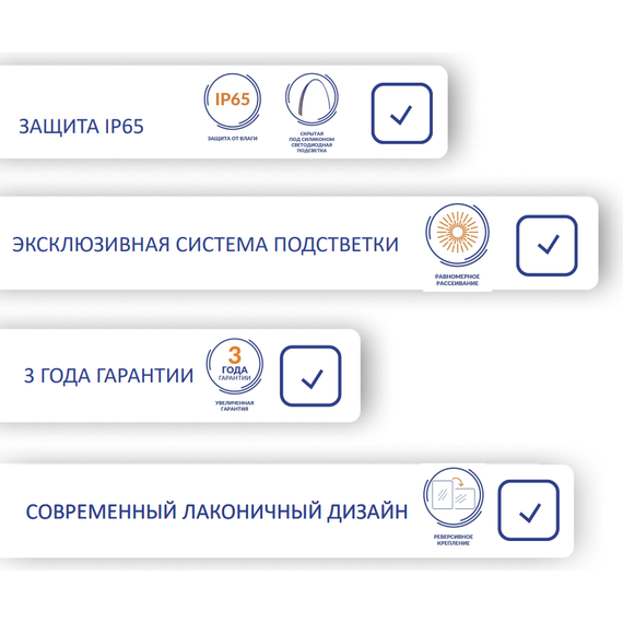 Зеркало Cersanit Eclipse Fusion 75 см A64814 - 11 Зеркало Cersanit Eclipse Fusion 75 см A64814 фото 11