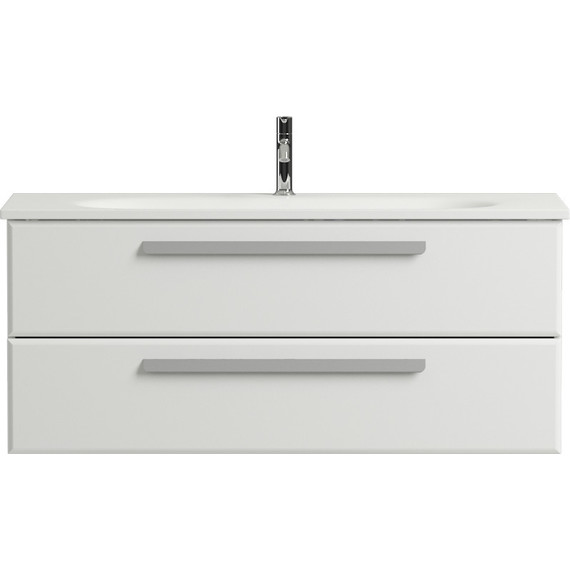 Тумба подвесная с раковиной Cezares ECO-1200-2C-SO-BO 120 см, Bianco Opaco - 3 Тумба подвесная с раковиной Cezares ECO-1200-2C-SO-BO 120 см, Bianco Opaco фото 3