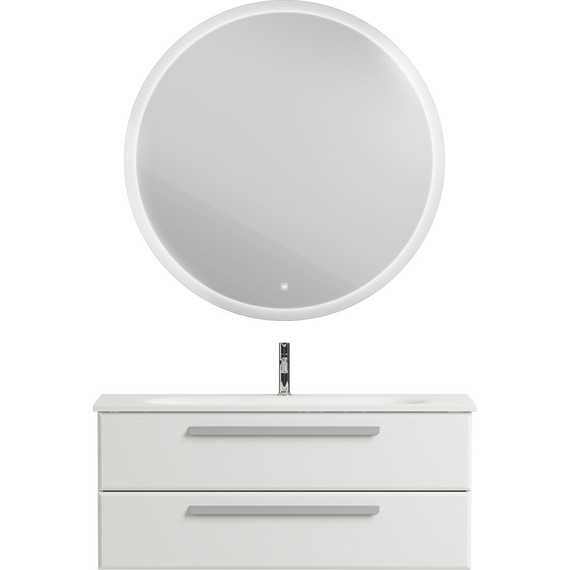 Тумба подвесная с раковиной Cezares ECO-1200-2C-SO-BO 120 см, Bianco Opaco - 5 Тумба подвесная с раковиной Cezares ECO-1200-2C-SO-BO 120 см, Bianco Opaco фото 5