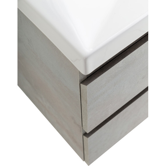 Тумба подвесная с раковиной Cezares MOLVENO-90-2C-SO-BET 90 см, Beton - 7 Тумба подвесная с раковиной Cezares MOLVENO-90-2C-SO-BET 90 см, Beton фото 7