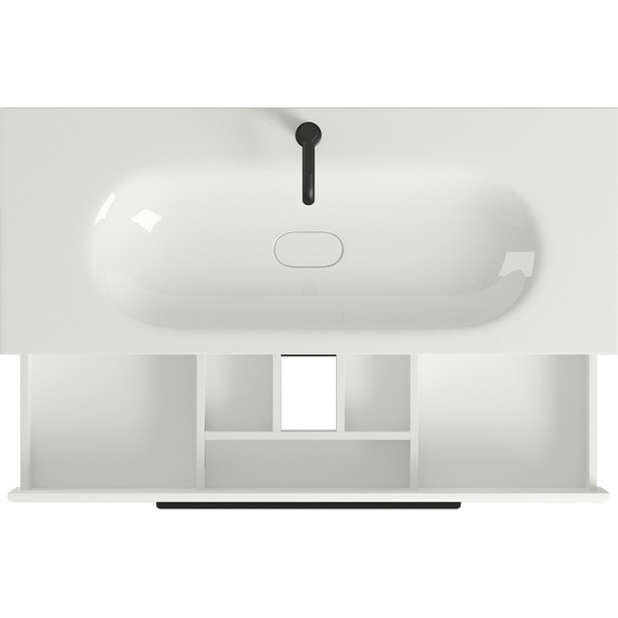 Тумба подвесная с раковиной Cezares ECO-1200-2C-SO-BO 120 см, Bianco Opaco - 9 Тумба подвесная с раковиной Cezares ECO-1200-2C-SO-BO 120 см, Bianco Opaco фото 9