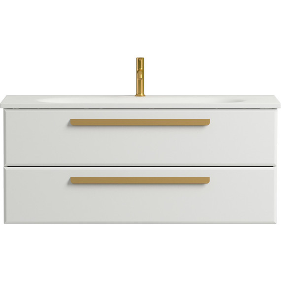 Тумба подвесная с раковиной Cezares ECO-1200-2C-SO-BO 120 см, Bianco Opaco - 4 Тумба подвесная с раковиной Cezares ECO-1200-2C-SO-BO 120 см, Bianco Opaco фото 4