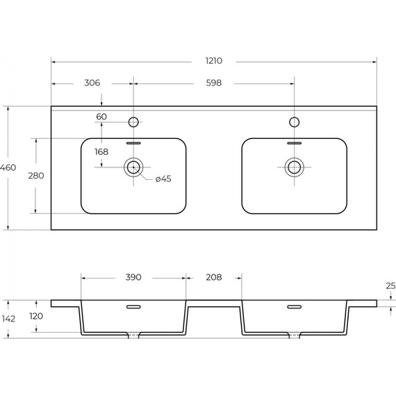 Тумба универсальная с раковиной Cezares 55332 120 см, Verde opaco - 4 Тумба универсальная с раковиной Cezares 55332 120 см, Verde opaco фото 4