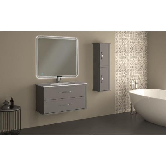 Тумба универсальная с раковиной Cezares 55243 100 см, Grigio Nuvola - 3 Тумба универсальная с раковиной Cezares 55243 100 см, Grigio Nuvola фото 3