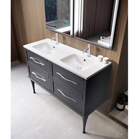 Тумба универсальная с раковиной Cezares 55244 120 см, Grigio Nuvola - 3 Тумба универсальная с раковиной Cezares 55244 120 см, Grigio Nuvola фото 3