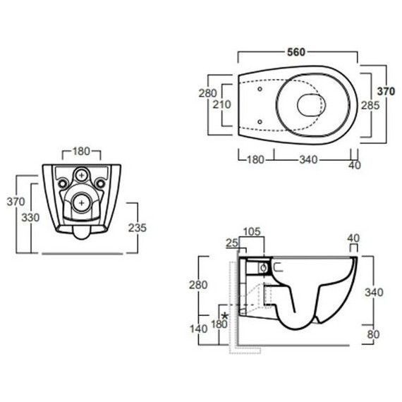 Унитаз подвесной безободковый Simas Vignoni VI18VERT (система смыва Торнадо) moka matt, Цвет производителя: коричневый - 2 Унитаз подвесной безободковый Simas Vignoni VI18VERT (система смыва Торнадо) moka matt, Цвет производителя: коричневый фото 2