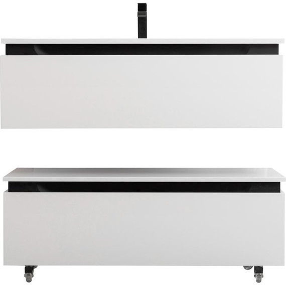 Тумба дополнительная Cezares SLIDER-1000-1C-PI-BO 100 см, Bianco Opaco фото 3