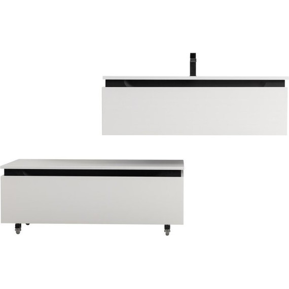 Тумба дополнительная Cezares SLIDER-1000-1C-PI-BO 100 см, Bianco Opaco фото 4