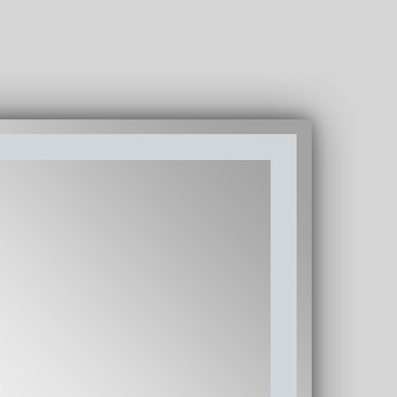 Зеркало Azario Alysa  80 см AZ-Z-046-1CSNEW фото 9