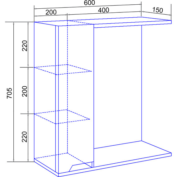 Зеркало-шкаф Loranto Палермо 60 см CS00092515 фото 5